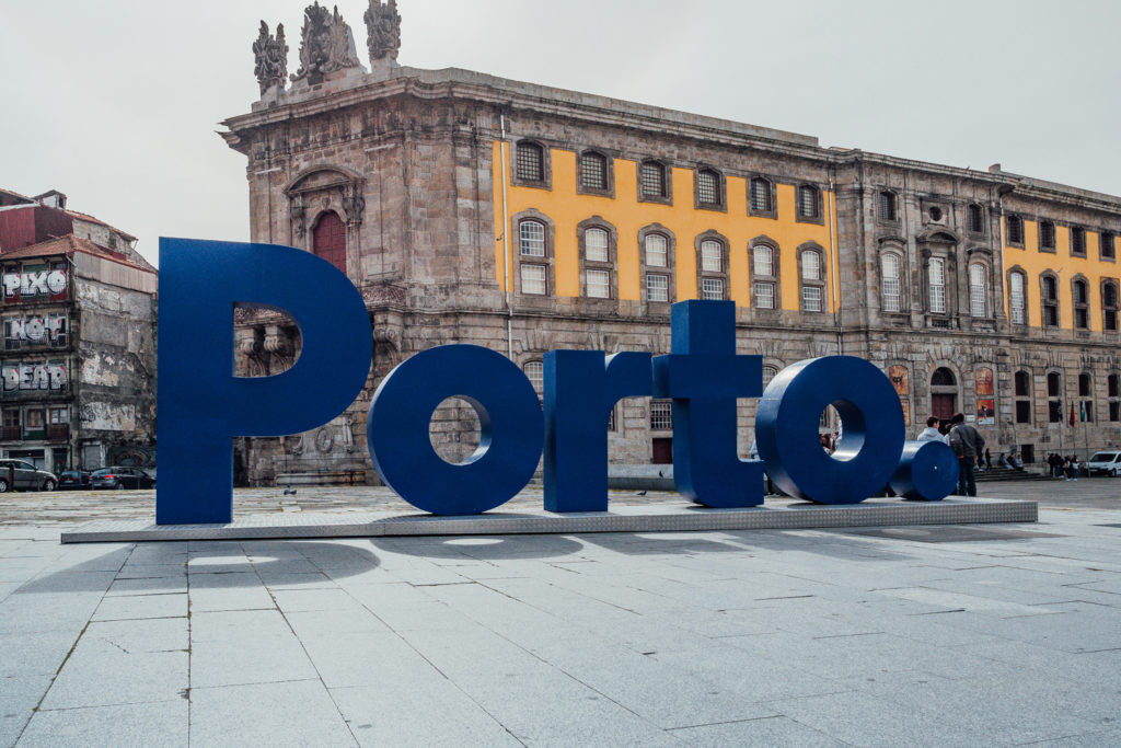 Porto sign in Porto