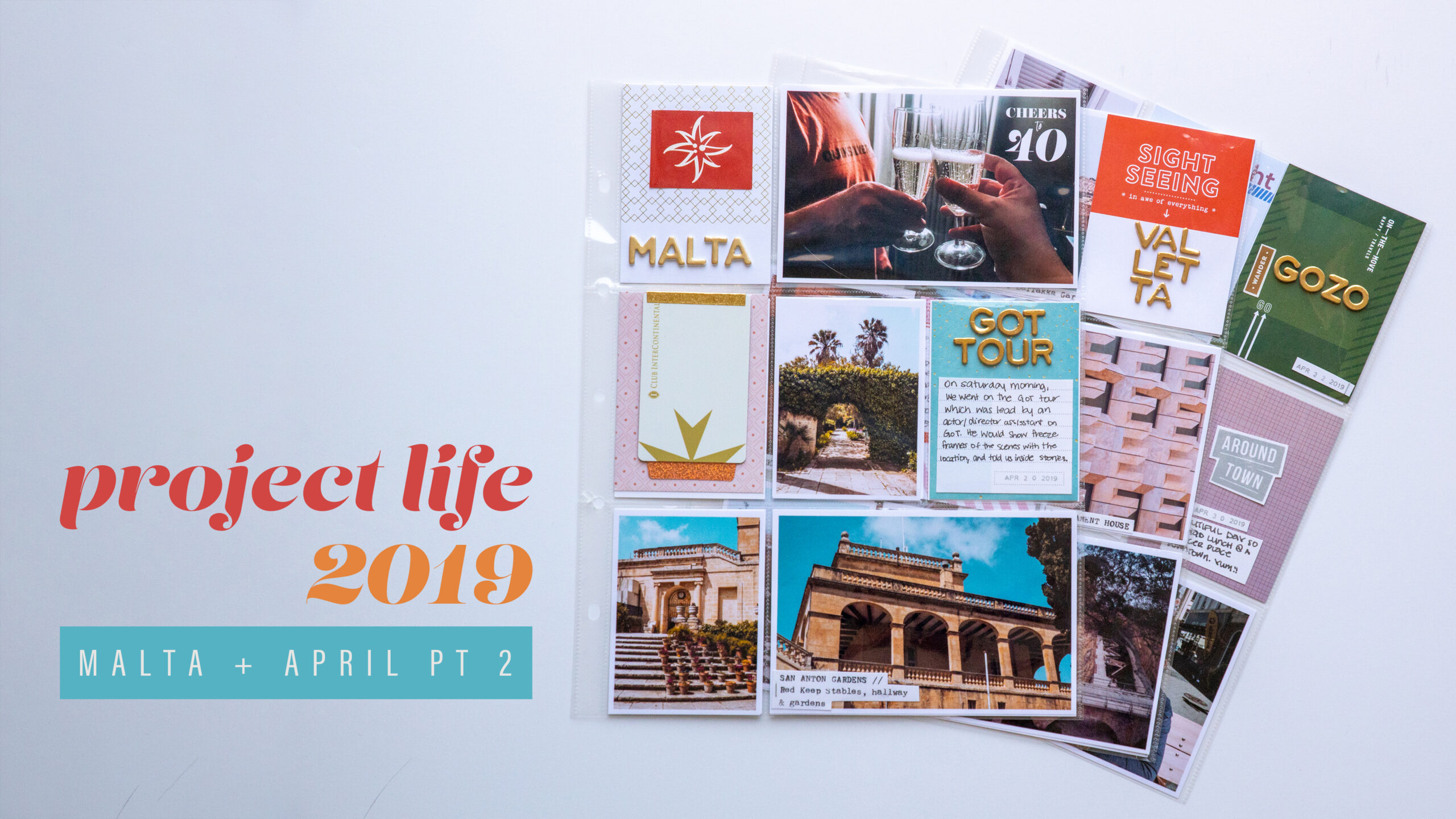Project Life 2019 Malta + April Part 2