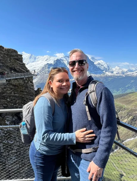 couple in Switzerland